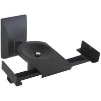 Techly PAIR SPEAKERS WALL BRACKETS UP TO 25KG BLACK - W128318998