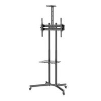 Techly TROLLEY FLOOR STAND/SUPPORT 37"-70" WITH 1 SHELF - W128319036