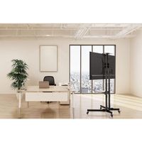 Techly TROLLEY FLOOR STAND/SUPPORT 37"-70" WITH 1 SHELF - W128319036