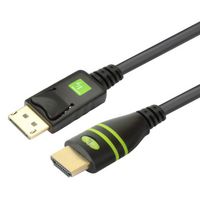 Techly DISPLAYPORT CABLE MALE TO HDMI MALE - 5M - W128319113