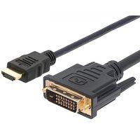 Techly HDMI CABLE TYPE A MALE TO DVI-D MALE - 3M - W128319205