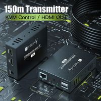 Techly HDMI KVM EXTENDER ON NETWORK CABLE 1080P@60HZ - 150M - W128319374