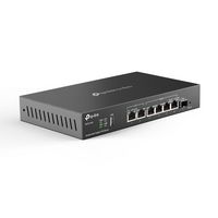 TP-Link Omada Multi-Gigabit VPN Router<br>PORT: 1× 2.5G RJ45 WAN Port, 1× 2.5G RJ45 WAN/LAN Port, 1× Gigabit SFP WAN/LAN Port, 4× Gigabit RJ45 WAN/LAN Ports, 1× USB 2.0 port<br>FEATURE: Integration with Omada SDN Controller, Support SSL VPN, OpenVPN and IPsec/ PPTP/ L2TP/ L2TP over IPSec VPN, 500000 Concurrent Sessions, Load Balance, Link Backup, 4G LTE Backup with USB Dongle, Policy-based Firewall, Static Routing, Policy Routing, Multi-net DHCP, Guest Portal, VLAN - W128327934