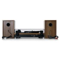 Lenco Ls-100Wd Audio Turntable Belt-Drive Audio Turntable Black, Oak - W128329720