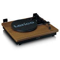 Lenco Ls-100Wd Audio Turntable Belt-Drive Audio Turntable Black, Oak - W128329720