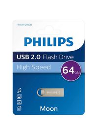 Philips Moon Edition 2.0 Usb Flash Drive 64 Gb Usb Type-A Silver - W128329583