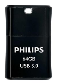 Philips Pico Edition 3.0 Usb Flash Drive 64 Gb Usb Type-A Black - W128329588