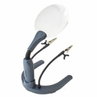 Carson Helpinghands Magnifier 2X Grey, Transparent - W128329613