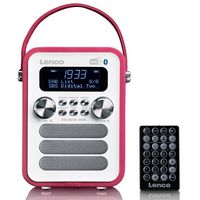 Lenco Portable Pink, White - W128299784
