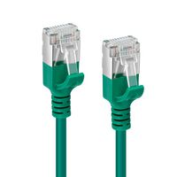 MicroConnect CAT6A U-FTP Slim, LSZH, 1m Network Cable, Green - W128178667