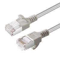 MicroConnect CAT6A U-FTP Slim, LSZH, 1m Network Cable, Grey - W128178640
