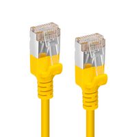 MicroConnect CAT6A U-FTP Slim, LSZH, 3m Network Cable, Yellow - W128178679