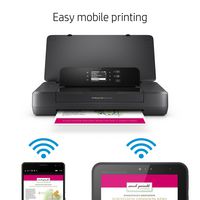 HP OfficeJet 200 Mobile Printer, 4800 x 1200dpi, 10ppm, A4, 525MHz, 128MB, USB, WiFi, 2″ MGD - W124548104