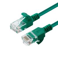 MicroConnect CAT6a U/UTP SLIM Network Cable 0.25m, Green - W125628012