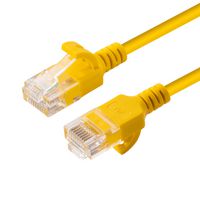 MicroConnect CAT6a U/UTP SLIM Network Cable 3m, Yellow - W125628026