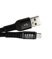 Leba NoteCable, Wowen flatline cable, USB-A to Lightning 8pin, Length 1.20 meters, MFI/18W - W127270291