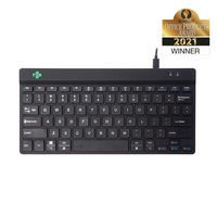 R-Go Tools R-Go Compact Break Keyboard, QWERTY (US), black, wired - W126275843