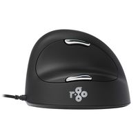 R-Go Tools R-Go HE Break Mouse, Ergonomic mouse,  Anti-RSI software, Large (Hand Size above 185mm), Right Handed, Wired - W125071005