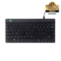 R-Go Tools R-Go Compact Break Keyboard, AZERTY (BE), black, wired - W126275852