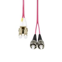 ProXtend LC to ST UPC OM4 Duplex MM Fiber Optic Cable, 3m - W128365812