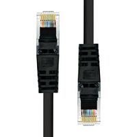 ProXtend CAT5e U/UTP CCA PVC Ethernet Cable Black 1m - W128367658