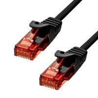 ProXtend CAT6 U/UTP CU LSZH Ethernet Cable Black 1m - W128367091