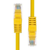 ProXtend CAT5e U/UTP CU PVC Ethernet Cable Yellow 30cm - W128367198