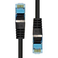 ProXtend CAT6A S/FTP CU LSZH Ethernet Cable Black 75cm - W128367286