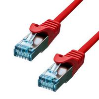 ProXtend CAT6A S/FTP CU LSZH Ethernet Cable Red 50cm - W128367340