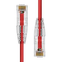 ProXtend Ultra Slim CAT6A U/UTP CU LSZH Ethernet Cable Red 25cm - W128367439
