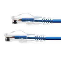 ProXtend Ultra Slim CAT6A U/UTP CU LSZH Ethernet Cable Blue 75cm - W128367458