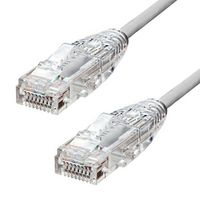 ProXtend Ultra Slim CAT6A U/UTP CU LSZH Ethernet Cable Grey 30cm - W128367469