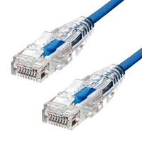 ProXtend Ultra Slim CAT6A U/UTP CU LSZH Ethernet Cable Blue 5m - W128367502