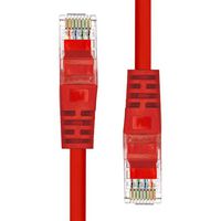 ProXtend CAT5e U/UTP CCA PVC Ethernet Cable Red 25cm - W128367653