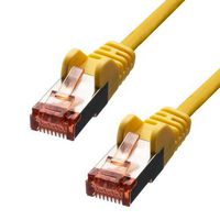 ProXtend CAT6 F/UTP CCA PVC Ethernet Cable Yellow 20cm - W128367690