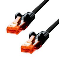ProXtend CAT6 U/UTP CCA PVC Ethernet Cable Black 1.5m - W128367752