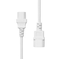 ProXtend Power Extension Cord C13 to C14 2M White - W128366283