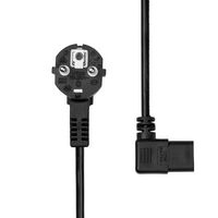 ProXtend Power Cord Schuko Angled to C13 Angled Black - W128366459