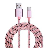 Garbot Garbot Grab&Go 1m Braided Type-C Cable Pink - W128364047