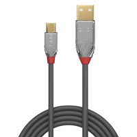 Lindy 3M Usb 2.0 Type A To Micro-B Cable, Cromo Line - W128370691