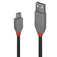 Lindy 2M Usb 2.0 Type A To Micro-B Cable, Anthra Line - W128370733