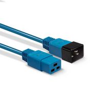 Lindy 1M C19 To C20 Extension Cable, Blue - W128370742