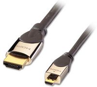 Lindy Cromo, Hdmi - Micro Hdmi, 2M Hdmi Cable Hdmi Type A (Standard) Hdmi Type D (Micro) Black, Silver - W128370813