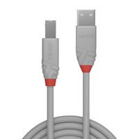 Lindy 3M Usb 2.0 Type A To B Cable, Anthra Line, Grey - W128370819
