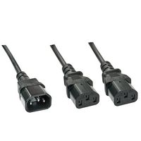 Lindy 1M C14 To 2 X Iec C13 Extension Cable - W128370965