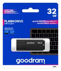 Goodram Ume3 Usb Flash Drive 32 Gb Usb Type-A 3.2 Gen 1 (3.1 Gen 1) Black - W128329912