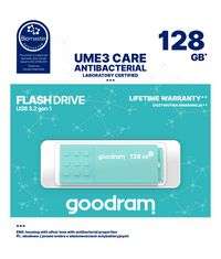 Goodram Ume3 Usb Flash Drive 128 Gb Usb Type-A 3.2 Gen 1 (3.1 Gen 1) Turquoise - W128329918