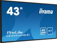 iiyama 43" 3840x2160, 4K UHD IPS pane - W128330096