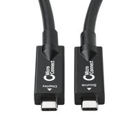 MicroConnect USB-C Hybrid cable 15m, 60W, 10Gbps, 4K60Hz - W128444335