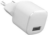 eSTUFF INFINITE USB-A Charger EU 12W - White - 100% Recycled Plastic - W127225413